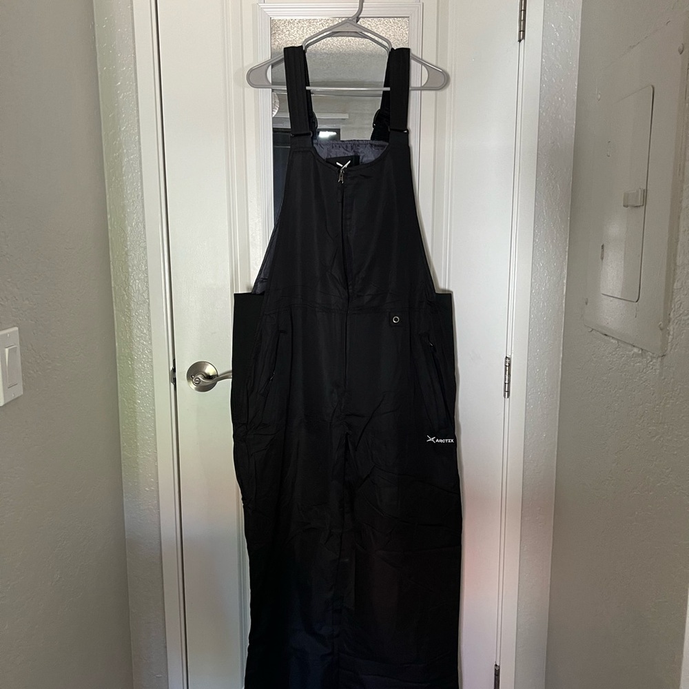 Black Insulated Overalls